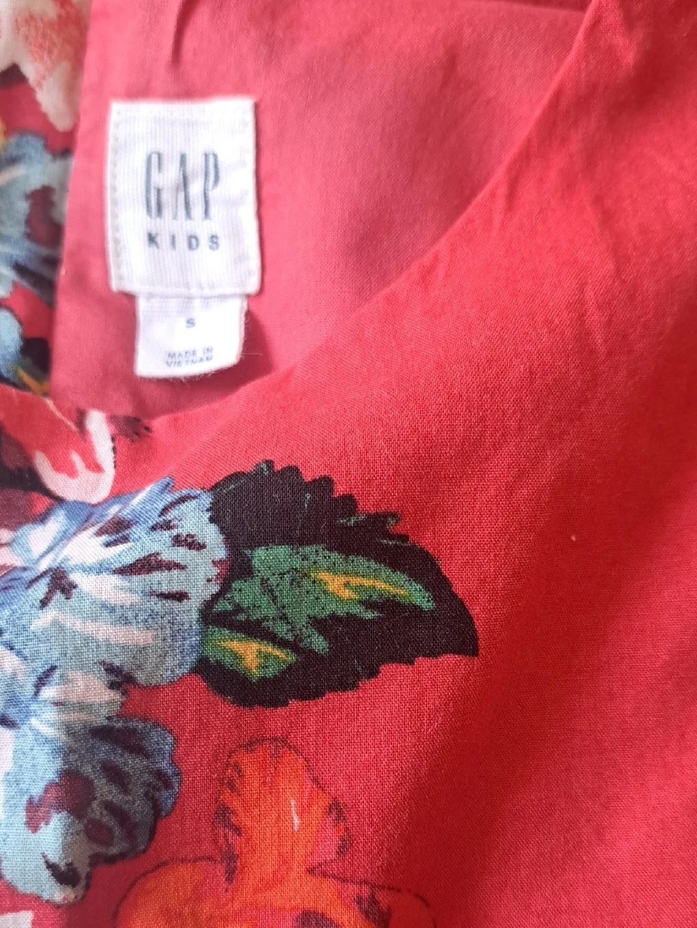 GAP Red Floral Kids Dress
